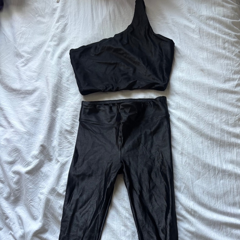 Koral One Shoulder Active Wear Set